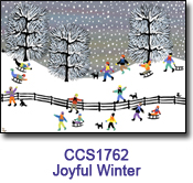 Joyful Winter Charity Select Holiday Card